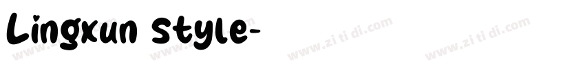 Lingxun style字体转换